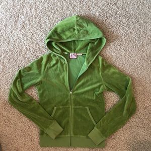 Green Juicy Couture ZIP Up